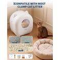 thumbnail image 1 of Automatic Litter Box, Smart Self-Cleaning Cat Litter Box with Odor Control, Safety Sensors, 76L Drum, 13L Waste Bin and Tuya App Control for Cats 3.3–28 lb, 1 of 7