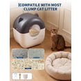 thumbnail image 1 of Automatic Litter Box, Smart Self-Cleaning Cat Litter Box with Odor Control, Safety Sensors, 76L Drum, 13L Waste Bin and Tuya App Control for Cats 3.3–28 lb, 1 of 8
