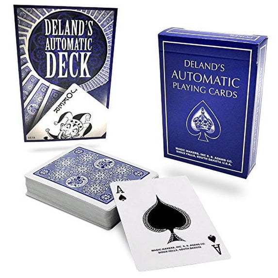Magic Makers Deland's Marked Automatic Card Deck - Blue