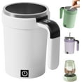 thumbnail image 1 of Automatic Magnetic Stirring Coffee Mug, 2025 Upgraded Detachable Base Self-Stirring Mug, Auto Stirring Mugs with Lid Handle, Smart Mixing Cup for Coffee, Chocolate, Milk, Tea (White), 1 of 7