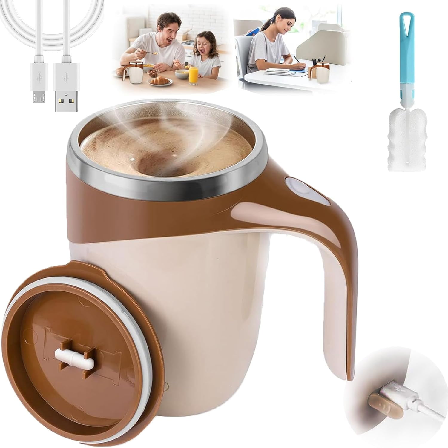 Electric Self Stirring Coffee Mug