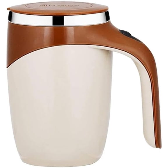 Automatic Magnetic Stirring Coffee Mug, Rechargeable, Electric Stainless Steel Self-Stirring Coffee Travel Mug, Rotating Home Kitchen Office Travel Mixing Cup, Creative Christmas Gift.