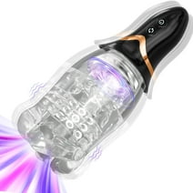 Automatic Male Masturbator, AMOVIBE Sex Toys for Men with 8 Powerful Rotating Patterns & 10 Vibrating Modes, Adult Toy Male Stroker , Men's Adult Toys