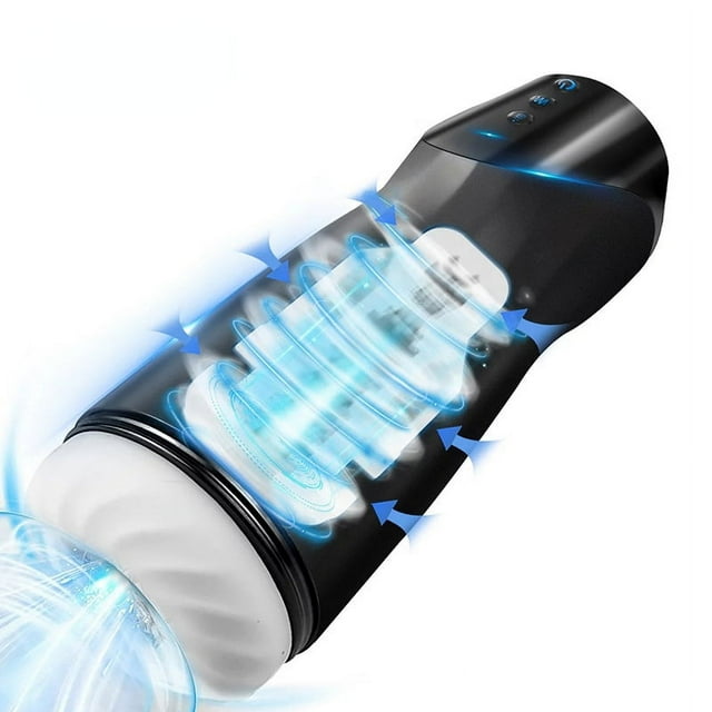 Automatic Male Masturbator Cup with 7 Thrusting & Spinning Motions, Electric Masturbator Pocket