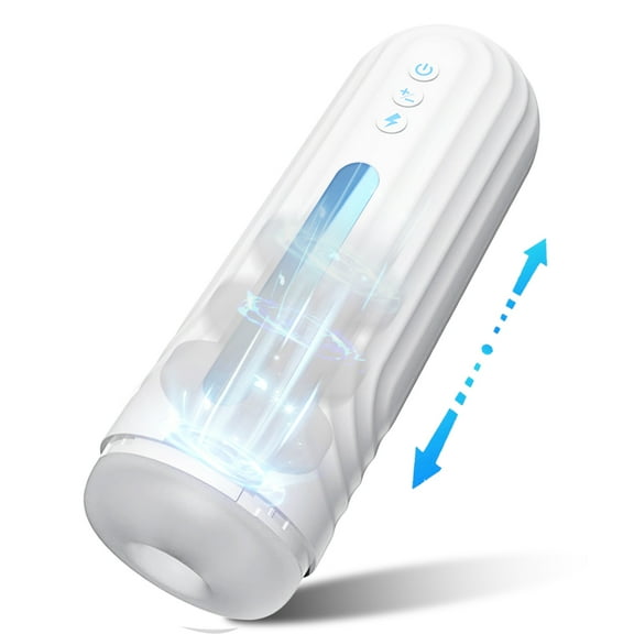 Automatic Male Masturbator Cup with 5 Thrusting & 5 Vibrations Modes, 3D Textured Men Stroker Toy, Sex Toys for Men