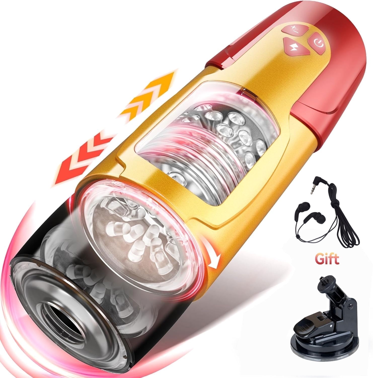 trainer rotating and thrusting suction cup masturbator How to Make a Male Masturbator – Kiiroo® main image 1