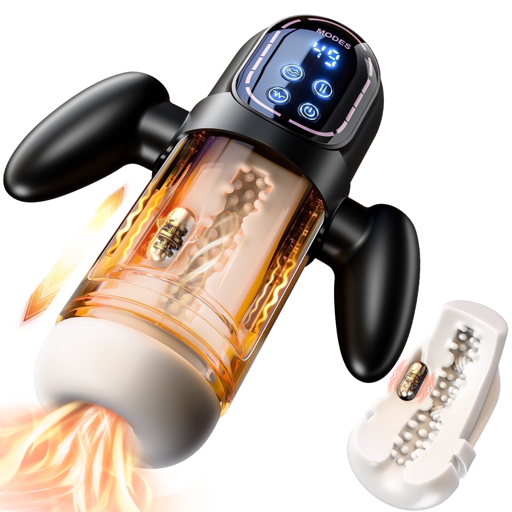 Customer reviews for Automatic Male Masturbator Sex Toys for Men, KERERO Male  Sex Toys with 4 Sucking 6 Vibrating & 9 Thrusting Modes, LCD DisplayMale  Masturbator Stroker for Men