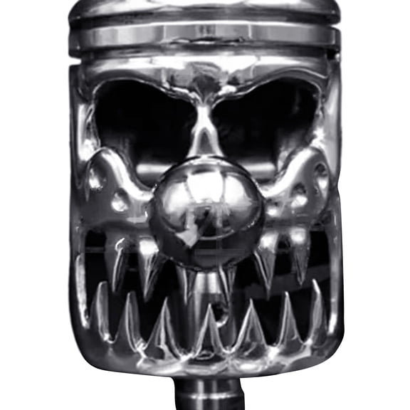 Automatic Manual Vehicle Motorcycle Piston Stainless Steel Skull Shape Shifter Knob Car Shifts Head Shifting Lever