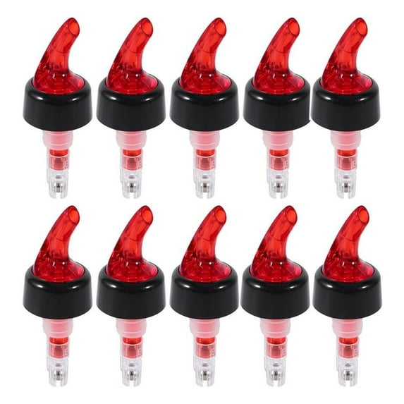 Automatic Measured Bottle Pourer, Quick Shot Spirit Measure Pourer Drinks Wine Cocktail Dispenser Home Bar Tools 1oz/30ml 10 pack