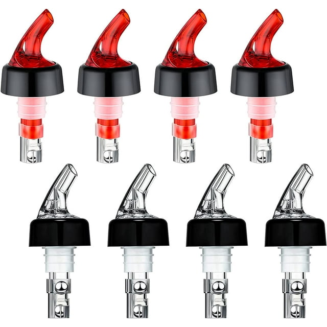 Automatic Measured Bottle Pourer, Spout Bottle Pourer with Tail and