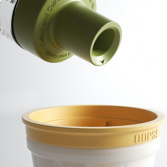 Automatic Measuring Glass Dispenser With Precision Pour Spout For Coffee And Kitchen Storage Containers