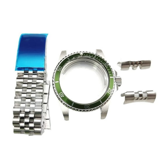 Automatic Mechanical Men's Watch Case 39MM Waterproof Vintage Bubble Mirror Stainless Steel Case Fit For NH35/36/38/4R Movement