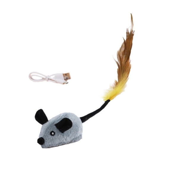 Automatic Mice Toy for Cats Chasing Teaser Cats Toy Electric Mouse Interaction Cats Toy Dog Supply