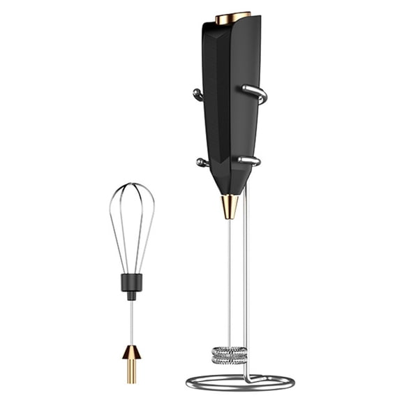 Automatic Milk Frother and Multipurpose Whisk Battery Operated ABS Stainless Steel Texture for Baking and Kitchen Use