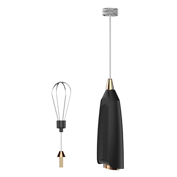 Automatic Milk Frother and Multipurpose Whisk Battery Operated ABS Stainless Steel Texture for Baking and Kitchen Use