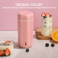 thumbnail image 1 of 280ml Mini Yogurt Maker – Automatic Homemade Yogurt Machine with Glass Container, Portable for Kitchen & Travel, Fruit Infusion, Easy Clean (Pink), 1 of 8