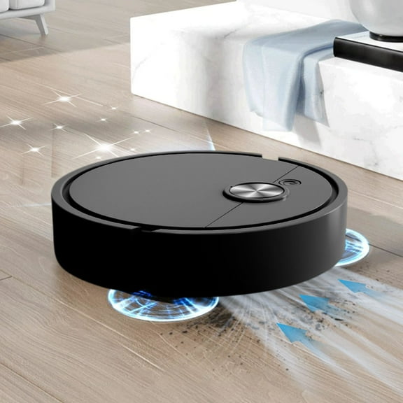 Automatic Mini Sweeping Robot Mopping Suction 3 In 1 Cleaning Machine,Intelligent Sweeping Robot, Automatic Intelligent Sweeping Robot Vacuum Cleaner, Rechargeable Mini Charging Automatic Cleaner