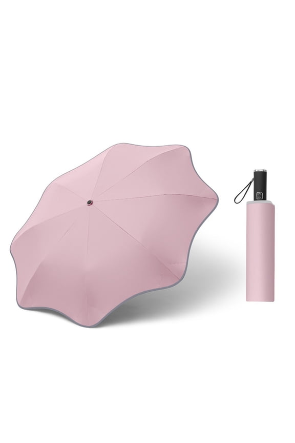 Automatic Mini Travel Windproof Umbrella Compact Auto Open/Close,Travel Umbrella Compact, 8 Ribs Automatic Umbrella Anti-UV Folding Travel Umbrella Windproof Clearance