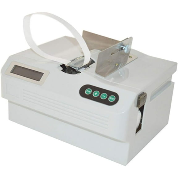 Automatic Money Packer Small Banknote Bundle Binding Baling Machine Currency Strapping Bundling Paper Tied Bill Pack Tool 110V