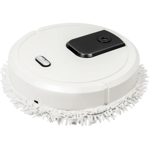 Automatic Mopping Machine, Wet And Dry Dual-Purpose, 360 Full-Surround Wipe, with Spray Function, Round Cordless Electric Mopping Machine for Dust Stains Pet Hair
