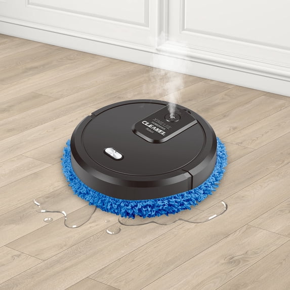 Automatic Mopping Machine with Wet & Dry Wipes, Humidifying Spray Function, USB Rechargeable, 645.83ft² Cleaning Area, Efficient 10,000rpm Motor, Ideal for Home Use