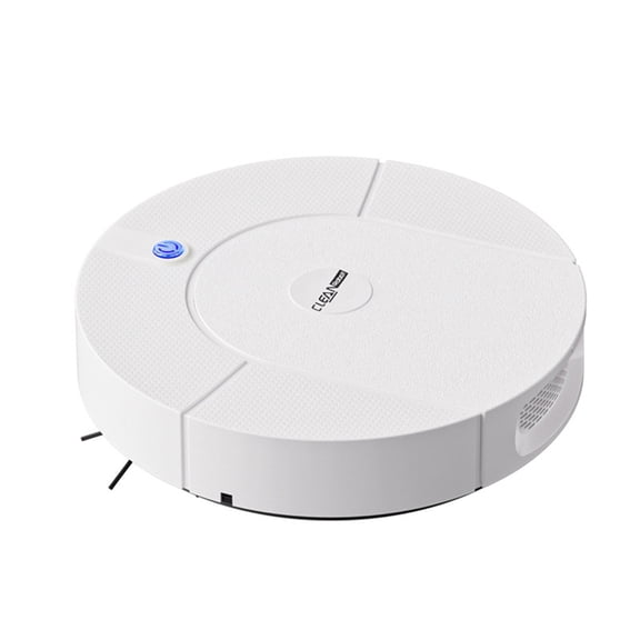 Automatic Mopping Robot Vacuum Cleaner 3in1 Smart Home Wireless Sweeping Wet and Dry Ultra-Thin Cleaning Machine White
