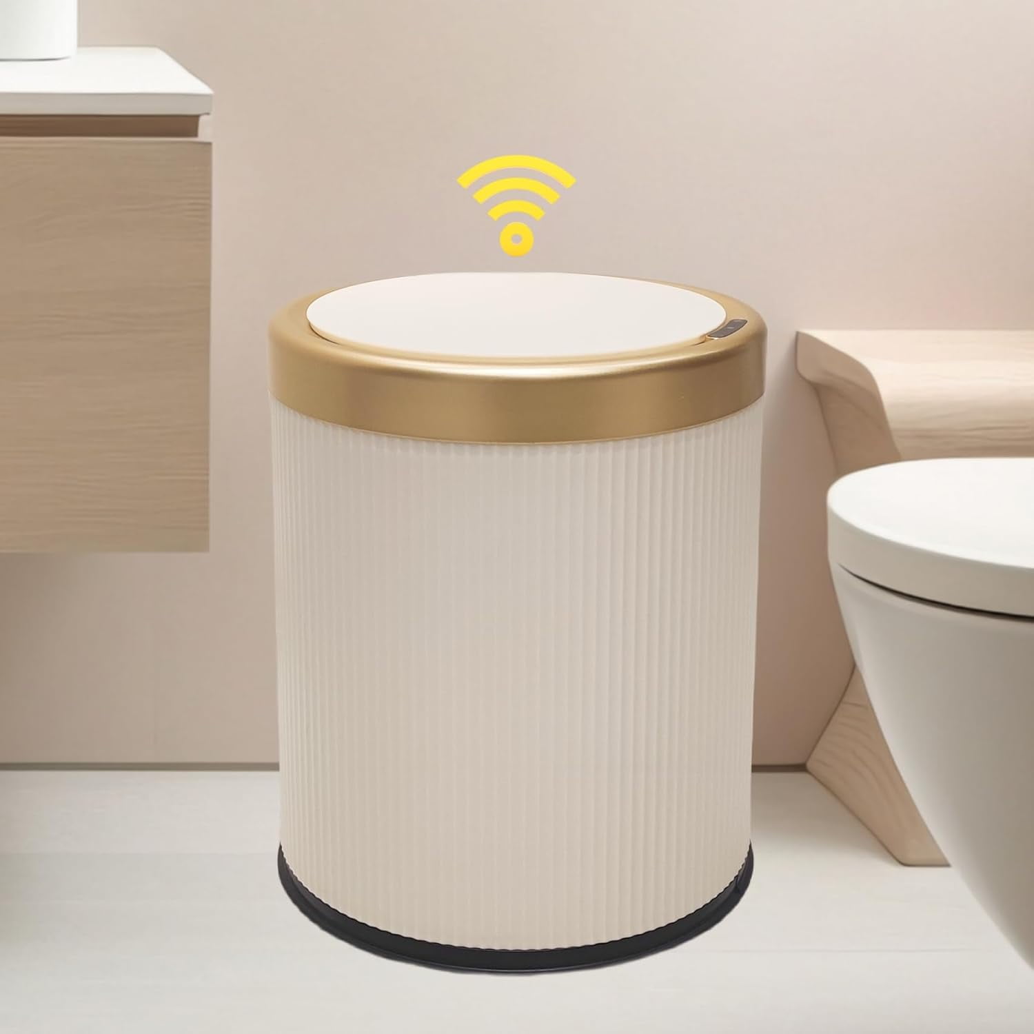 Automatic Motion Sensor Trash Can - 3 Gallon Touchless Kitchen & Bathroom Garbage Bin With Legs