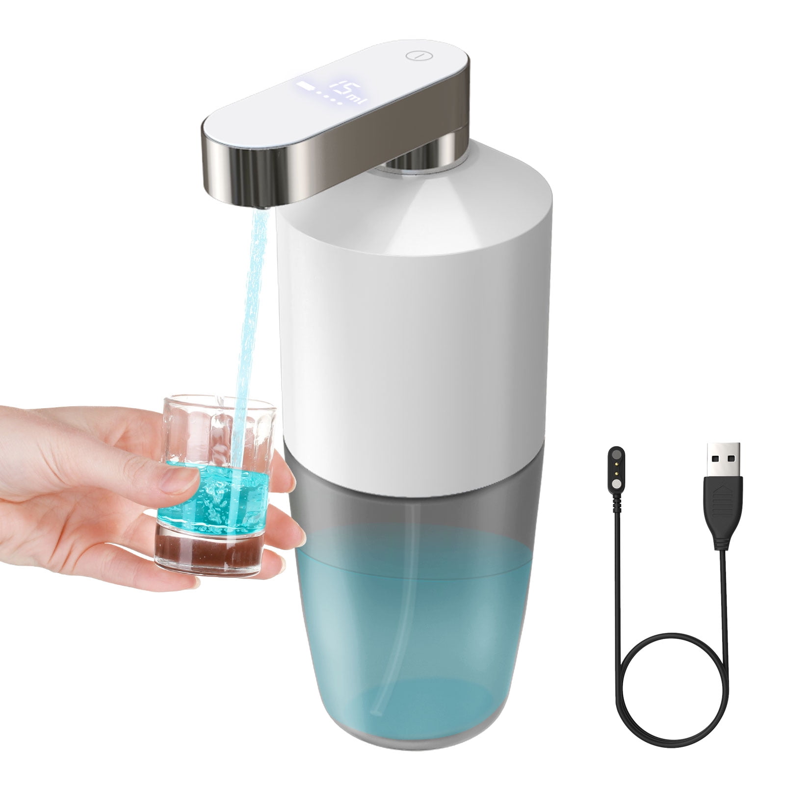 Automatic Mouthwash Dispenser, 10oz Mouthwash Dispenser for Bathroom