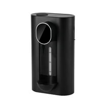 Automatic Mouthwash Dispenser Touchless, Rechargeable Mouth Wash Dispenser with Dispensing Levels, Wall Mounted Mouthwash Pump Dispenser for Bathroom Kids and Adults锛孊lack