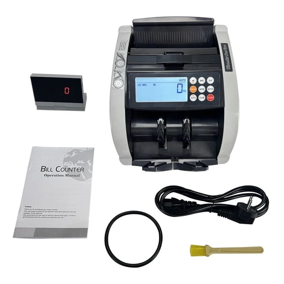 Automatic Multi-Currency Bill Counting Machine with LCD Display