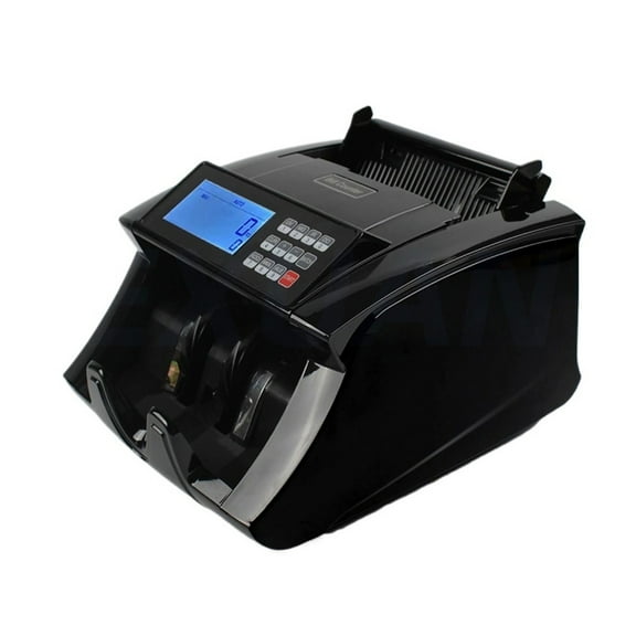 Automatic MultiCurrency Cash Registe Money Counter, Bill Detector Counting Machine LCD Display For EURO US Dollar AUD Pound ,Easy to Setup