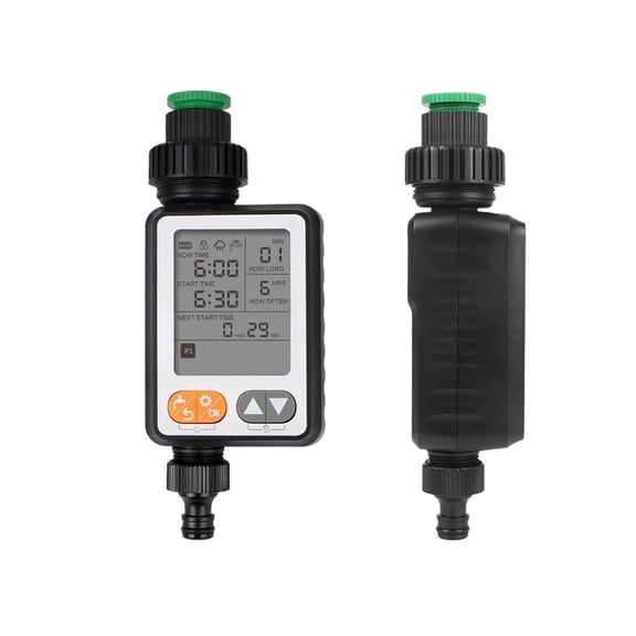 Automatic Multiple Program Irrigation Controller Rain Sensor Manual Mode Garden Watering Timer