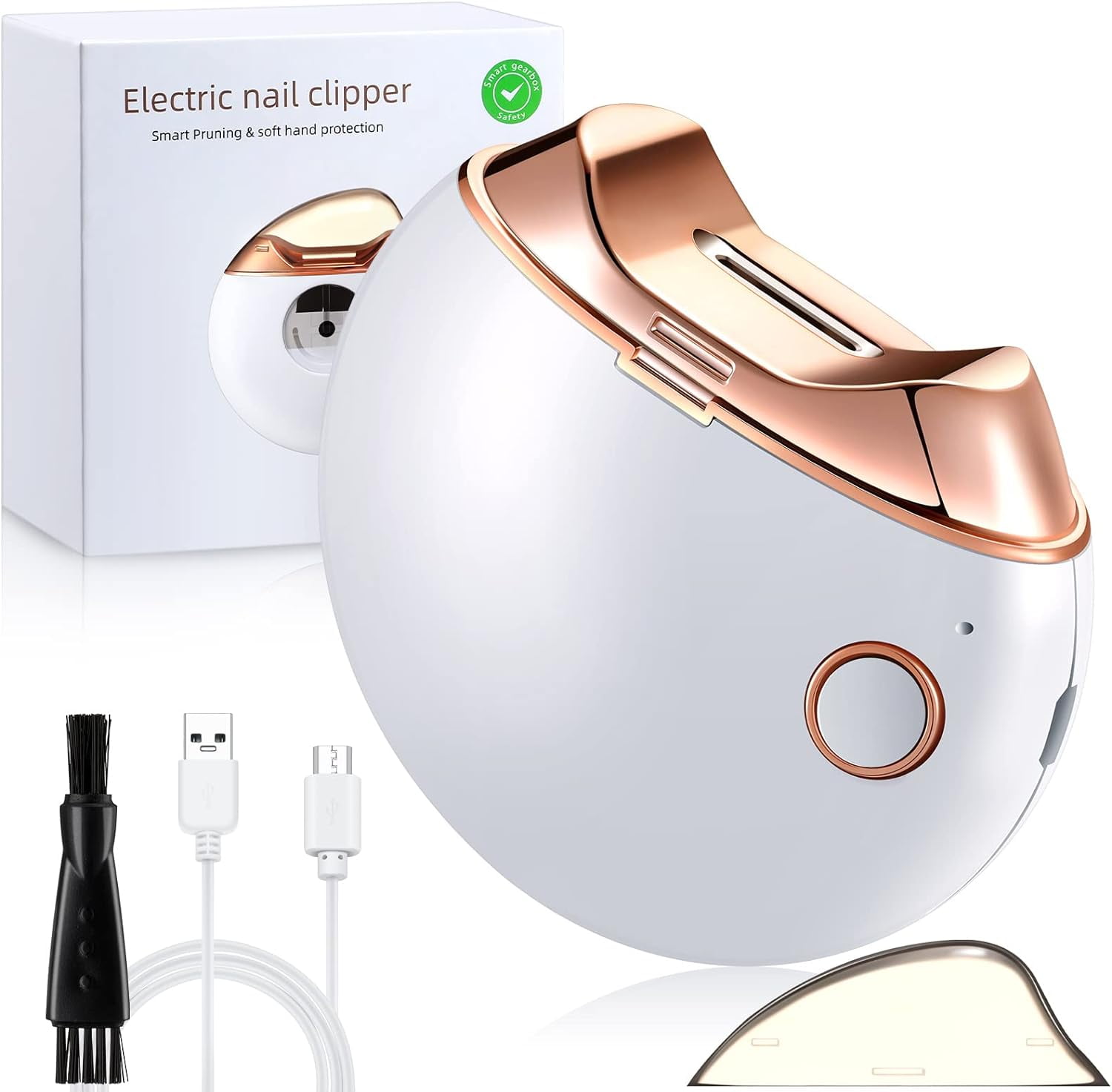 Automatic Nail Clipper, Electric Nail Clippers Safety Fingernail Cutter