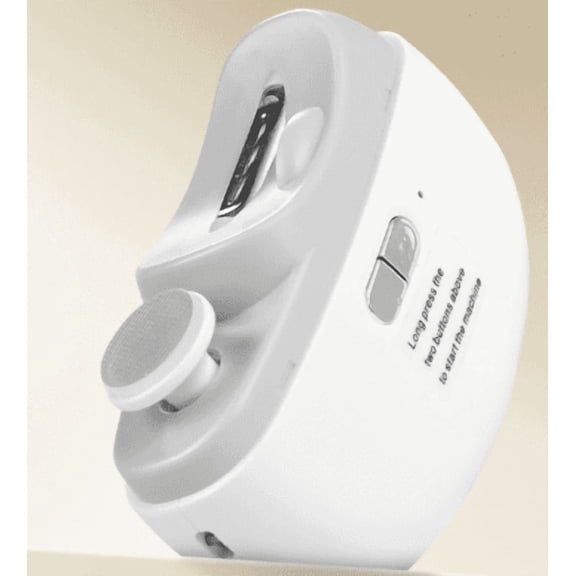 Automatic Nail Clipper with Polishing Function, Electric Nail Care Set with Two Gears, 360-Degree Rotation, Child Lock, Portable and Rechargeable, Ideal for Manicure and Pedicure at Home