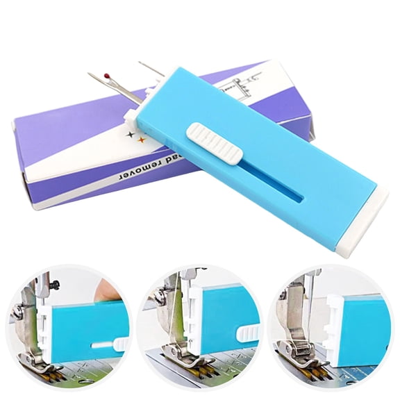 Automatic Needle Threader, 2 in 1 Seam Threading Tool for Embroidery Quilting, Quick Easy Threader for Knitting Sewing, 1 Quick Threading Device