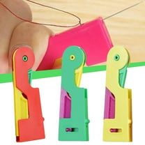 Automatic Needle Threader Hand Sewing Helper Household Sewing Tools Quick Threading Device for Needles Easy to Use for Adults Seniors Beginners Effortless Threader