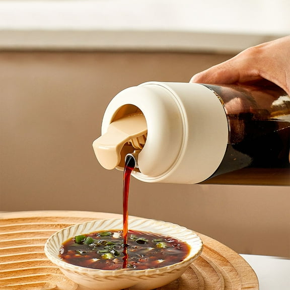 Automatic Open Close Glass Oil Bottle,Leakproof Large Capacity Seasoning Pot,Gravity Sensor Soy Sauce Vinegar Dispenser,Food Grade Silicone 304 Steel Lid,Easy Clean Transparent Oil Tank