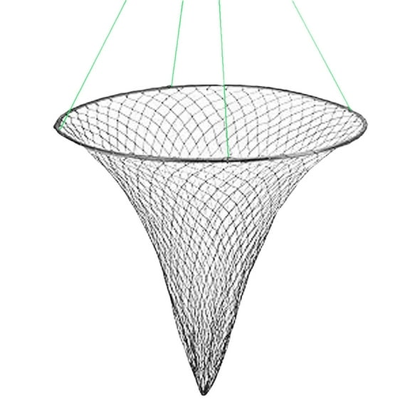 Automatic Open Closing Wide Coverage Fishing Net Enhances Portability Fishing Enthusiasts Essential Tool