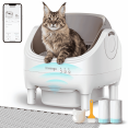 thumbnail image 1 of Invengo Automatic Cat Litter Box Self Cleaning, Large Litter Box for Multiple Cats, Ultra-Quiet with Advanced Odor Control, Safety Sensors, App Control, Champagne, 1 of 15