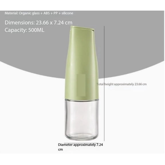 Automatic Opening and Closing Gravity Oil Pot Large Capacity Glass Oil Dispenser with Gravity Dispensing System for Kitchen Cooking and Serving