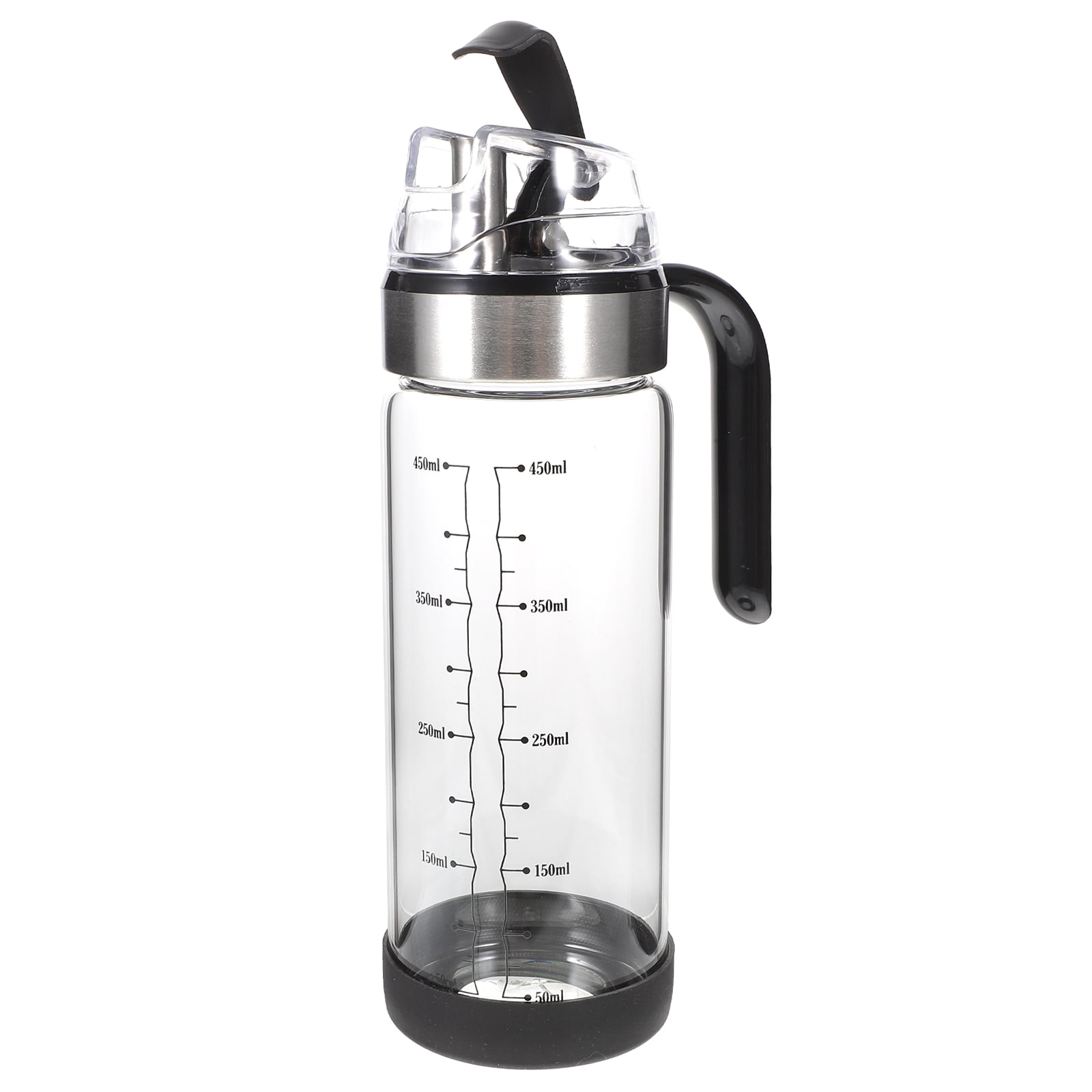 ZUGUU Glass Olive Oil Dispenser Bottle - 4.7 Inch Tall, Drip-Free Spout For Kitchen, Vinegar Or Soy Sauce