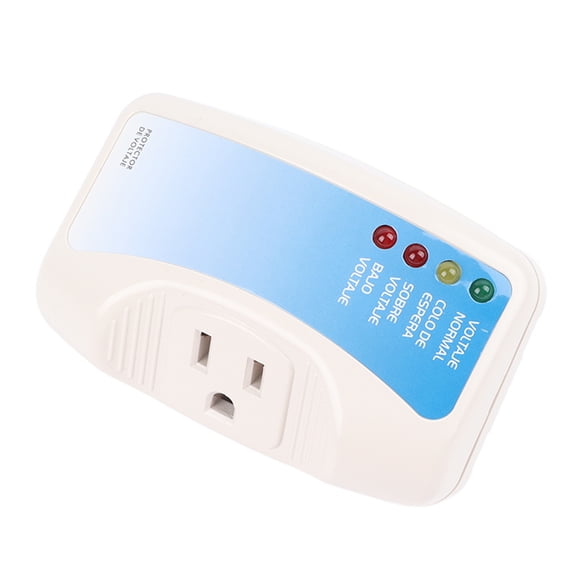 Automatic Over Under Voltage Protector 90V-140V Home Appliance Smart Power Surge Protective Plug / 10 x 7.5 x 2.4 inches