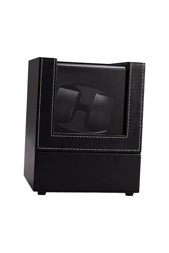 Automatic PU Leather Single with Quiet Motor Motor Shaker 2 Rotation Case Watches Display Box for Gifts Wristwatch B