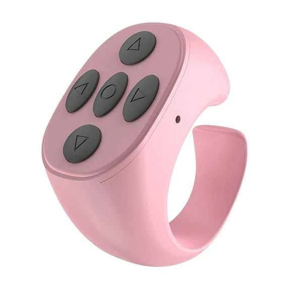 Automatic Page Turner Browsing for Phone for TikTok Portable Wireless Bluetooth-Compatible Scrolling Ring Remote Control Fingertip Selfie Video Controller