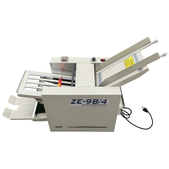 Automatic Paper Folding Machine 110V Commercial Desktop Adjustable Speed Paper Folder