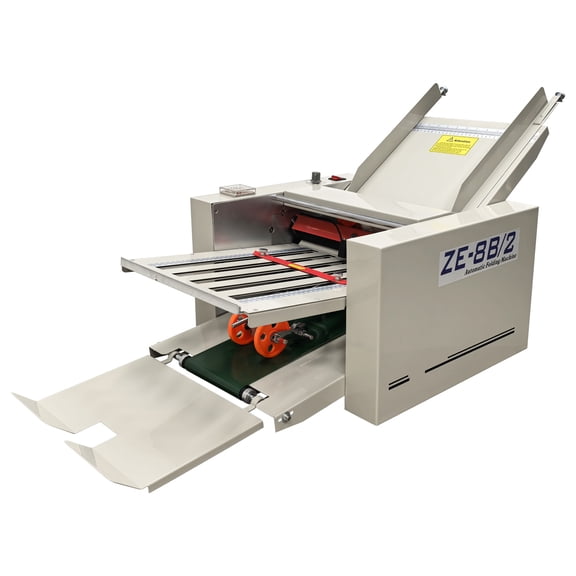 Automatic Paper Folding Machine Electric Paper Folder Machine 110V 2 Trays 262ft/min Max 12*27in Min 2*3in