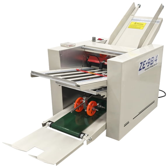 Automatic Paper Folding Machine ZE-9B/4 Desktop Leaflets Folding Machine