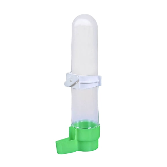 Automatic Parrot Water Dispenser Bottle Stainless Steel Spout No Leak Proof for Small Medium Birds PP Material