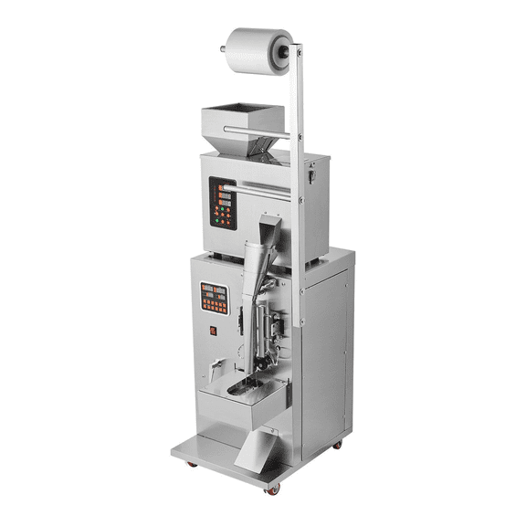 Automatic Particle Packaging Machine 1-100g, Powder Filler for Seeds, Tea, Grains, Flour, Glitter - Multi-Function Sachet Weighing & Filling Packer