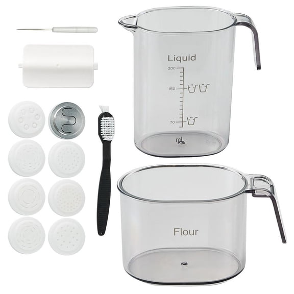 Automatic Pasta Maker Machine 150W, 8 Pasta Shapes, 4 Intelligent Modes, 500G Flour Capacity